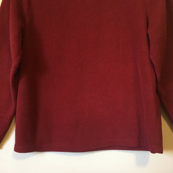 Carroll Reed Red Embroidered Fleece Pullover Sweater Large - Picture 6 of 16